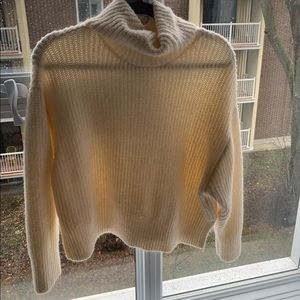 Cream ZARA turtleneck